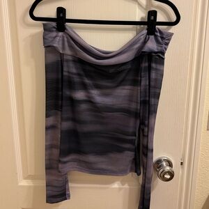sheer off the shoulder top from NA-KD
